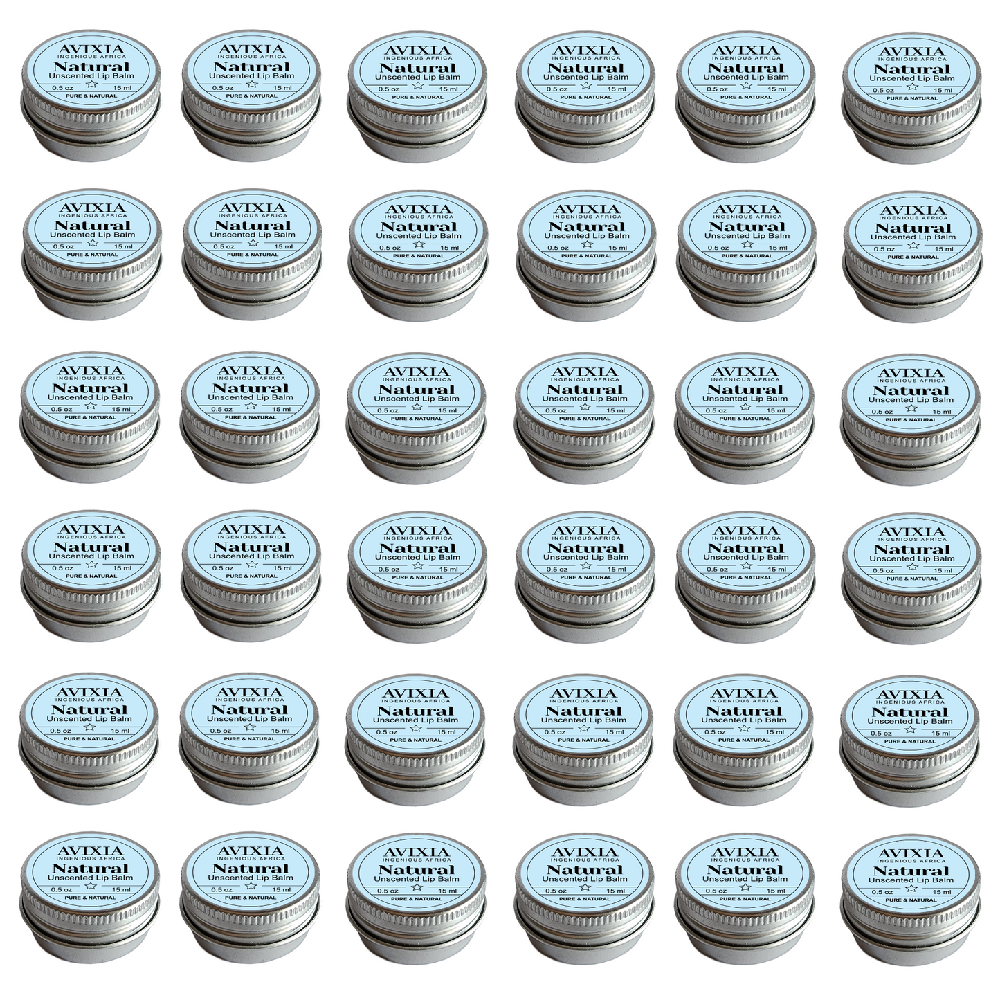 Agent Purchase: 36 Natural Lip Balms 15ml