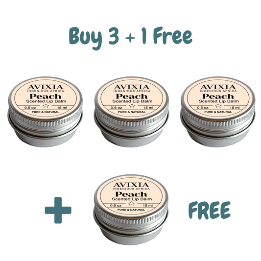3+1 Free: Avixia Lip Balm - PEACHY PINK